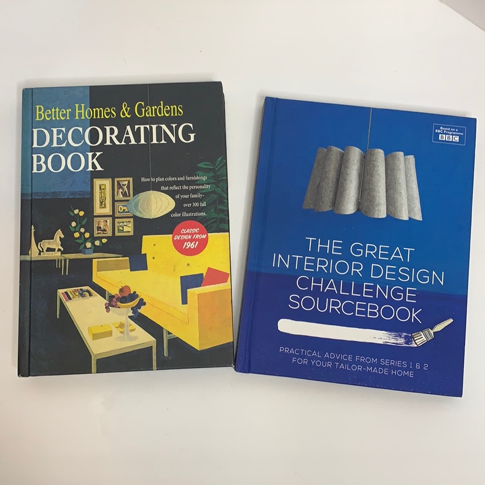 Books Bundle | Interior Decorating | 1961 Background Design | Practical Advice